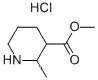 Molecular Structure of 272767-56-3 (METHYL 2-METHYL-PIPERIDINE-3-CARBOXYLATE DIHYDROCHLORIDE)